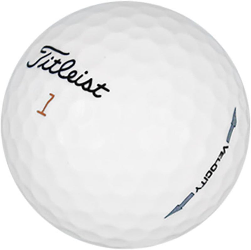 Titleist LostGolfBalls - 24 Velocity Golf Balls in Near Mint Condition, AAAA Quality, Recycled Used Golf Balls, Best Value Golf Balls, White - Image 1